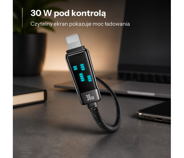 USAMS Kabel USB-C na Lightning 30W 1,2m - 1569162 - zdjęcie 2